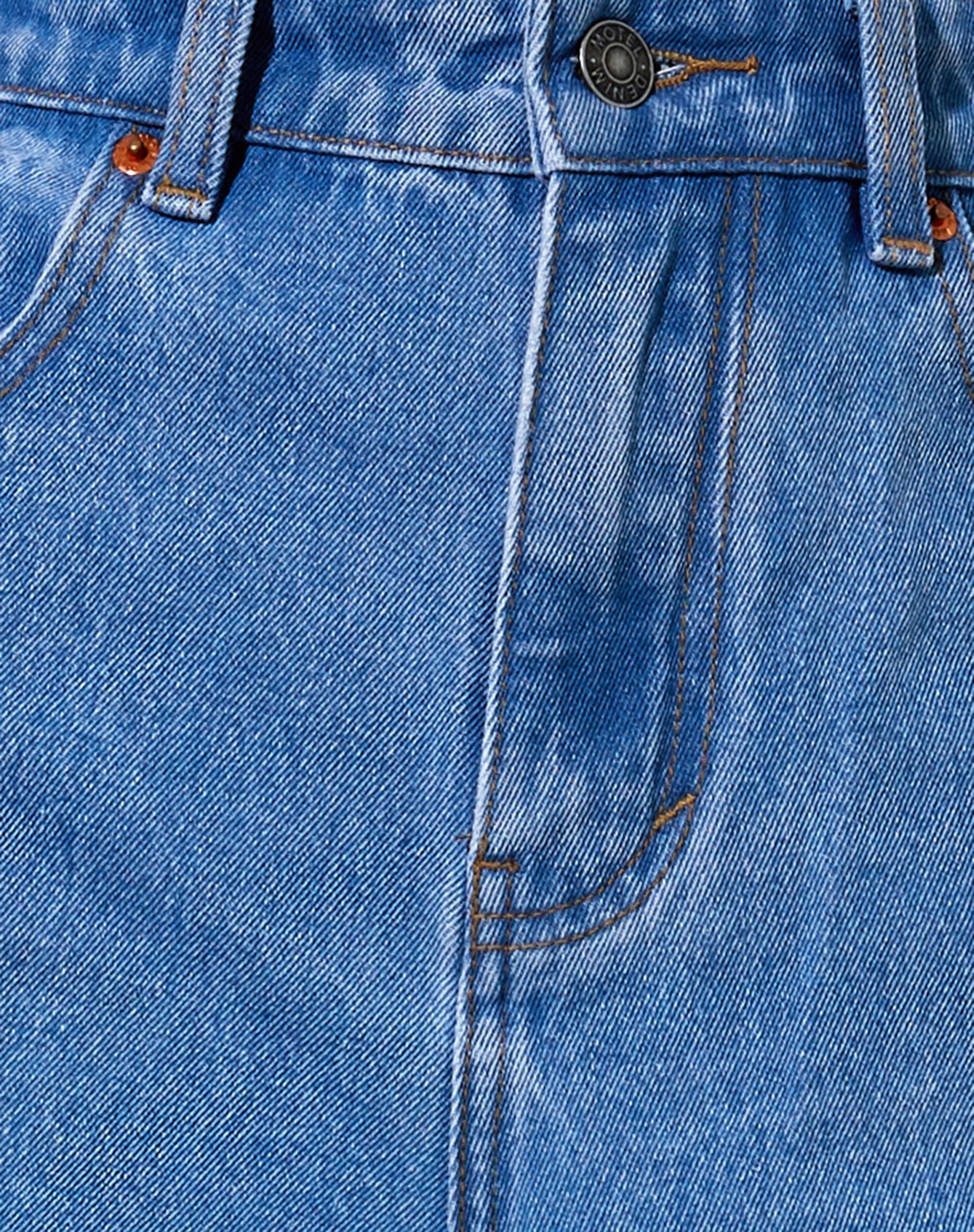 Dip Bleach Parallel Jeans in Super Light Wash - Image 5