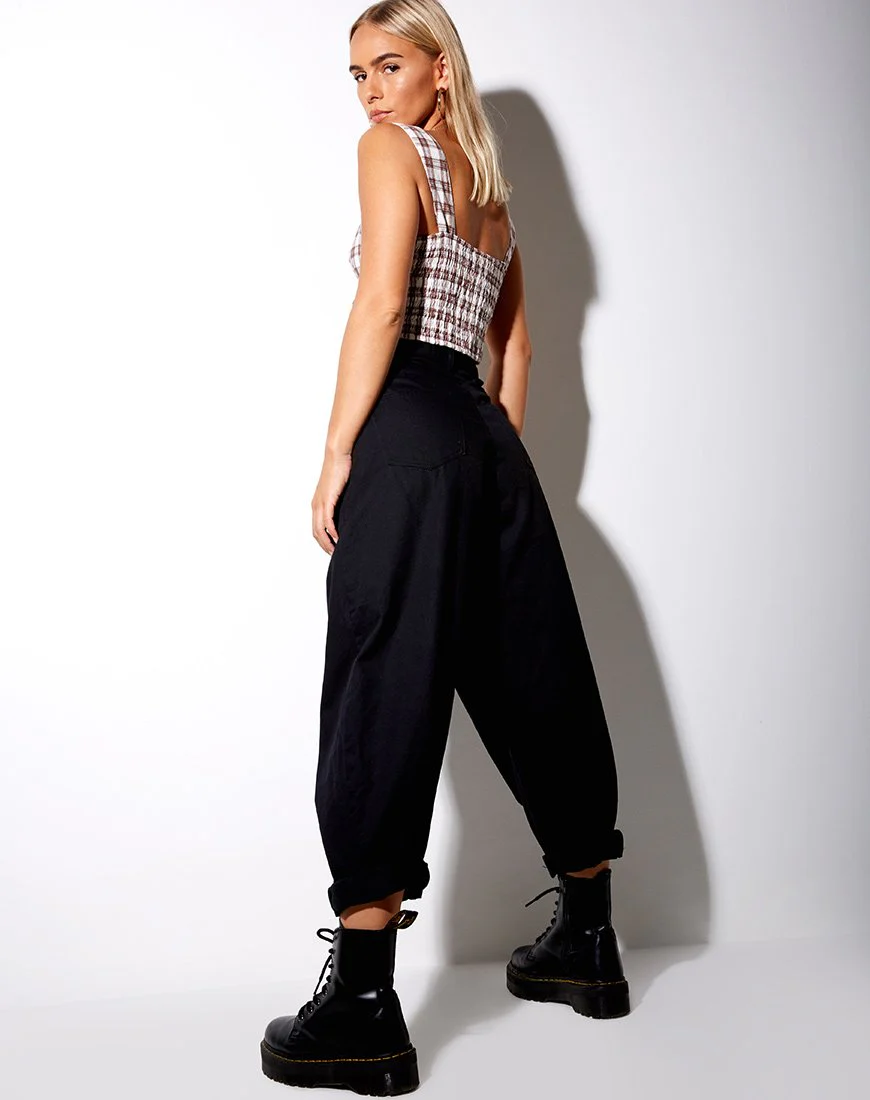 Disca Cami Top in Schachmatt Braun - Image 4