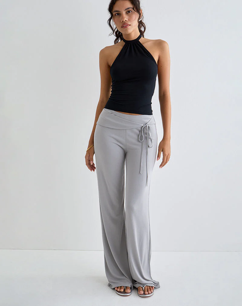 Donata-Hose in Grau mit Gürtel - Image 5