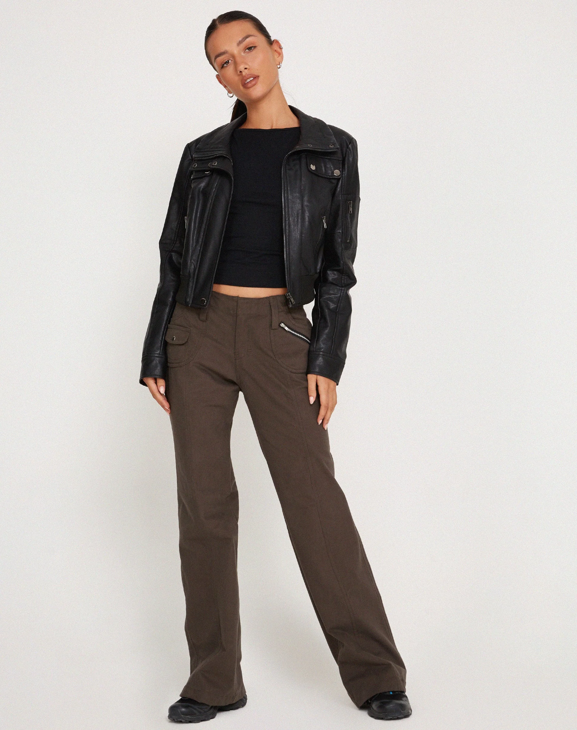 Dudley Vest Top in Schwarz - Image 5