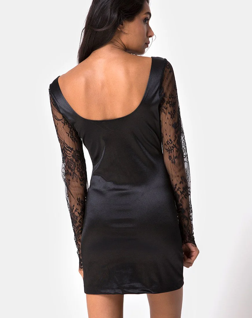 Dulipa Minikleid in Schwarz - Image 5