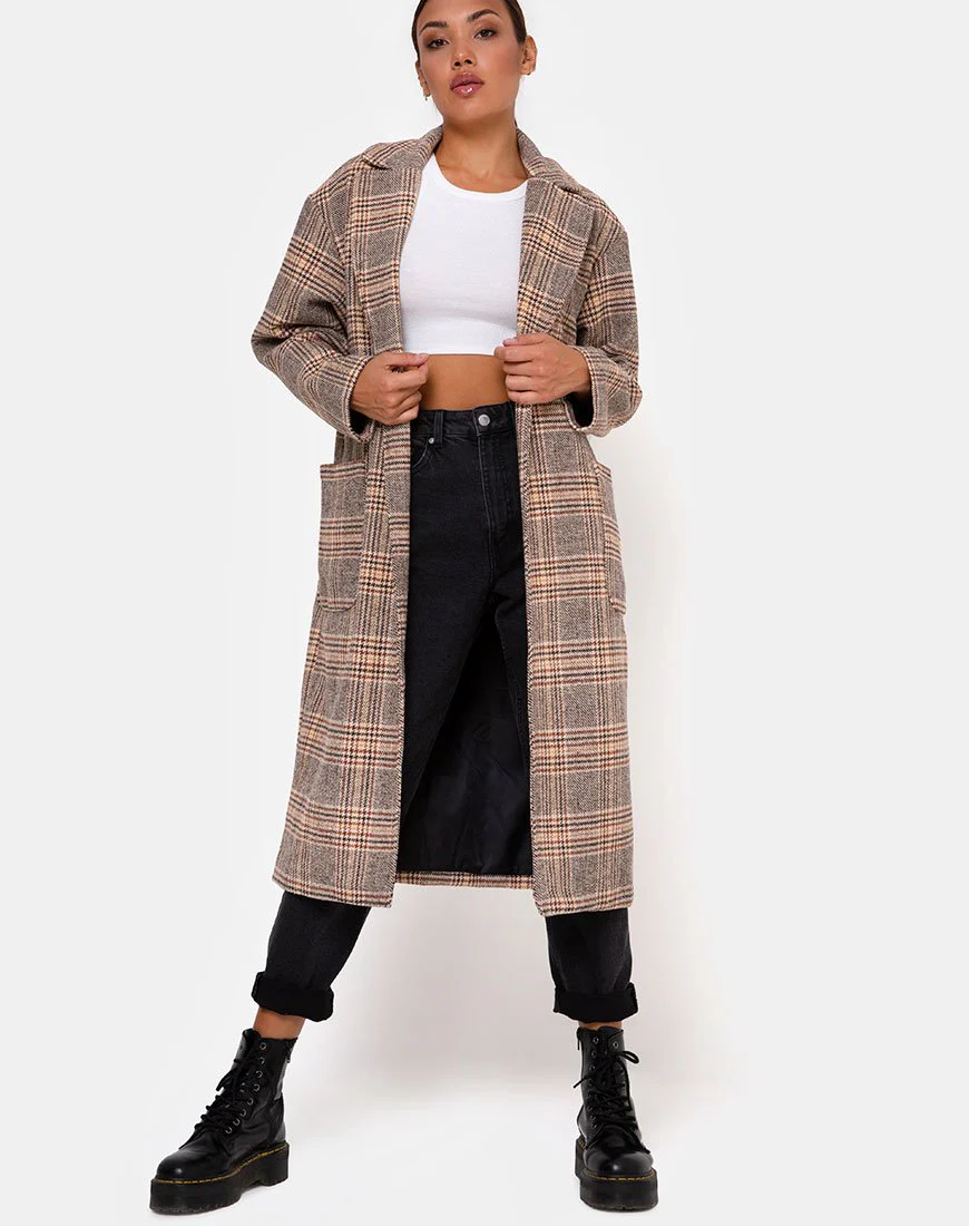 Duster Coat in Winston-Karo