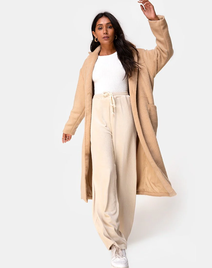 Duster Coat in gewebtem Tan - Image 4