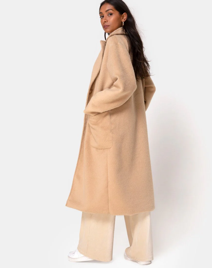 Duster Coat in gewebtem Tan - Image 5