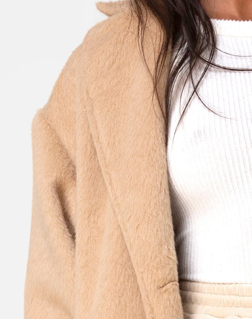 Duster Coat in gewebtem Tan - Image 7