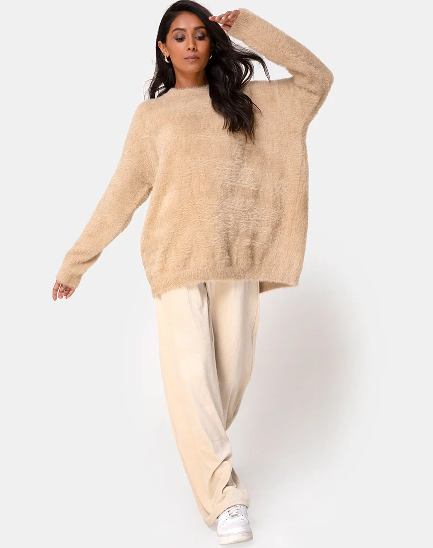 Edgen Pullover aus Strick Sand - Image 3