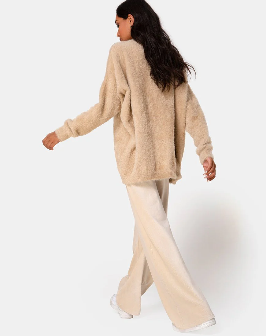 Edgen Pullover aus Strick Sand - Image 5