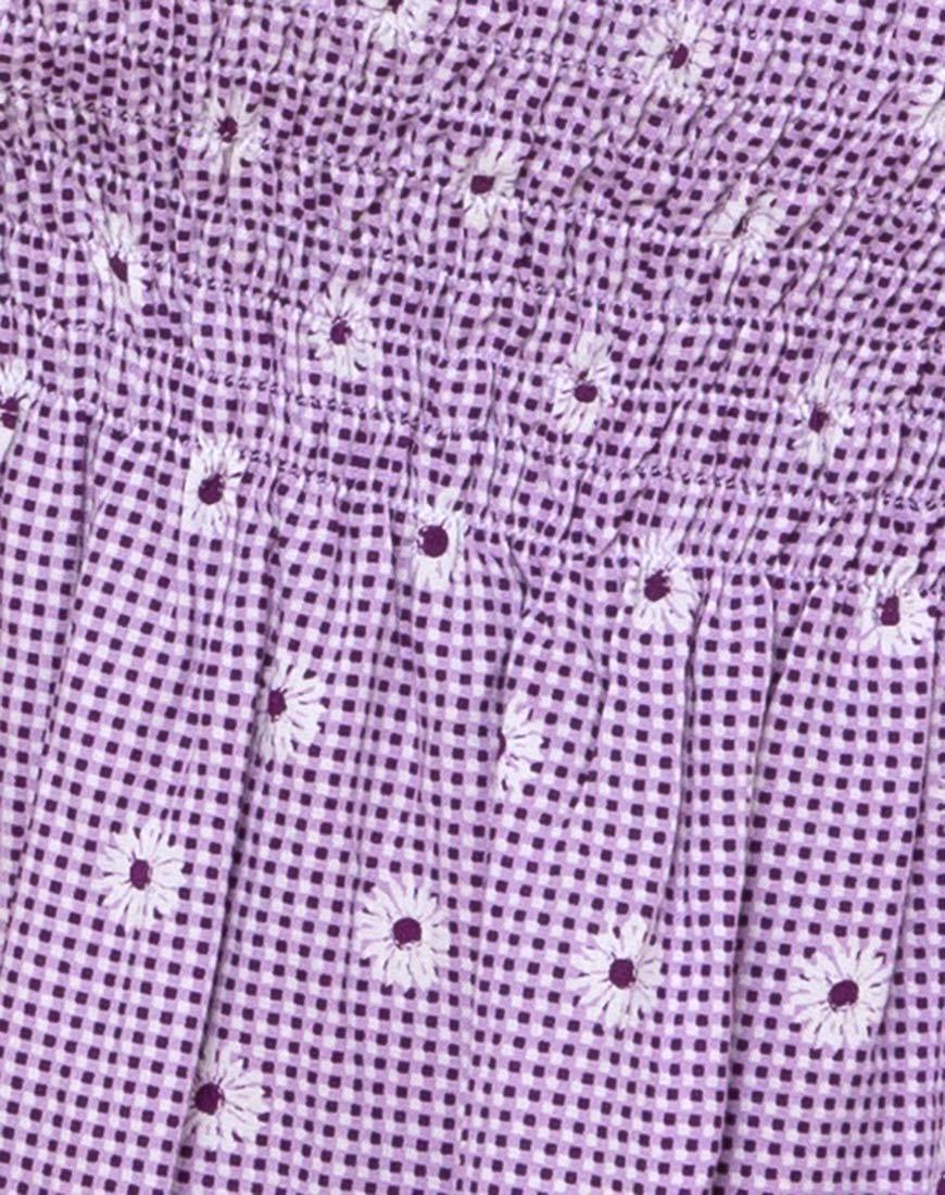 Eldre Kleid in Daisy Field Lavendel - Image 5