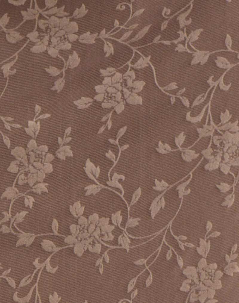 Elif Midirock in Leafy Flock Dark Taupe - Image 6
