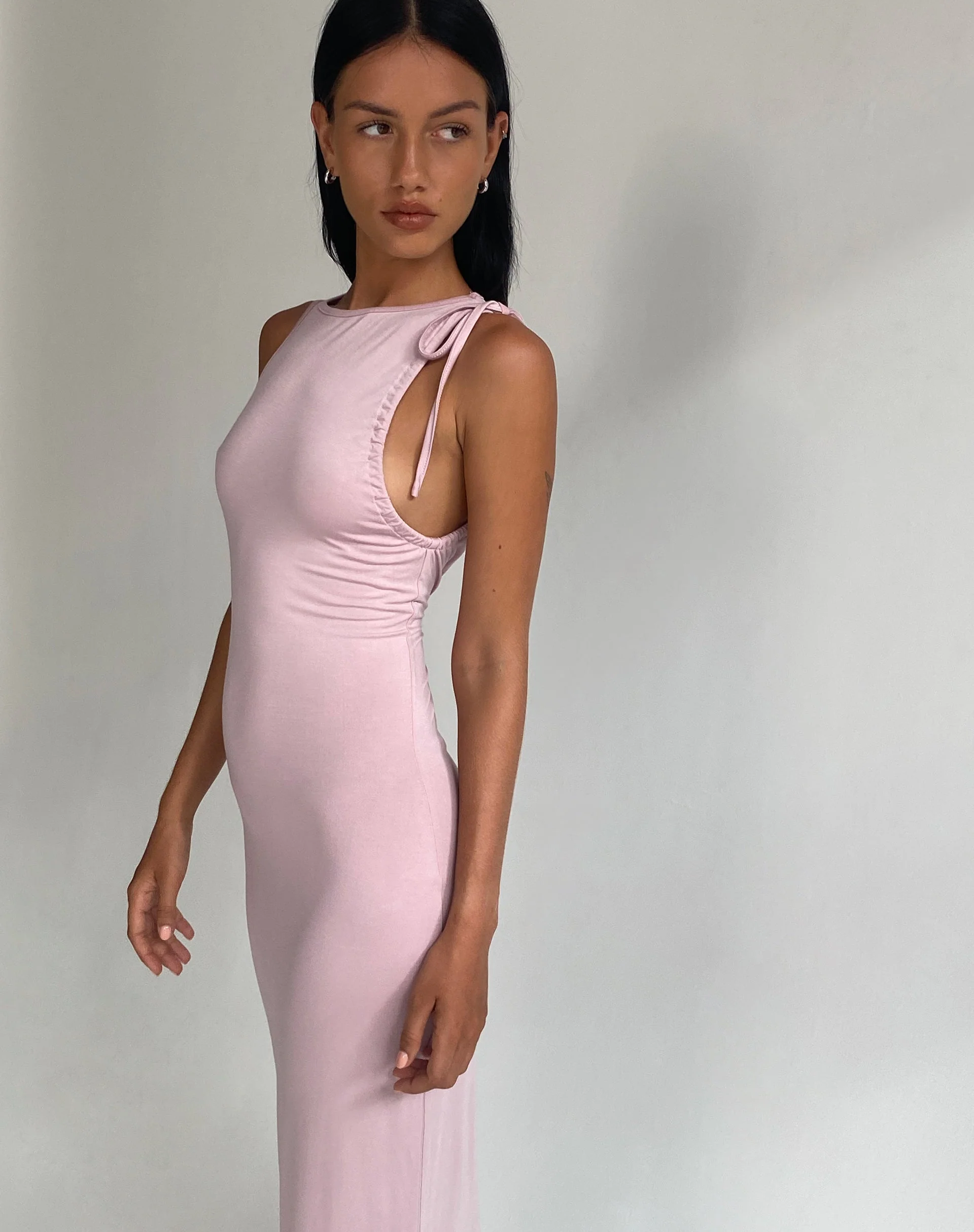 Elinor Maxikleid in zartem Babyrosa - Image 5