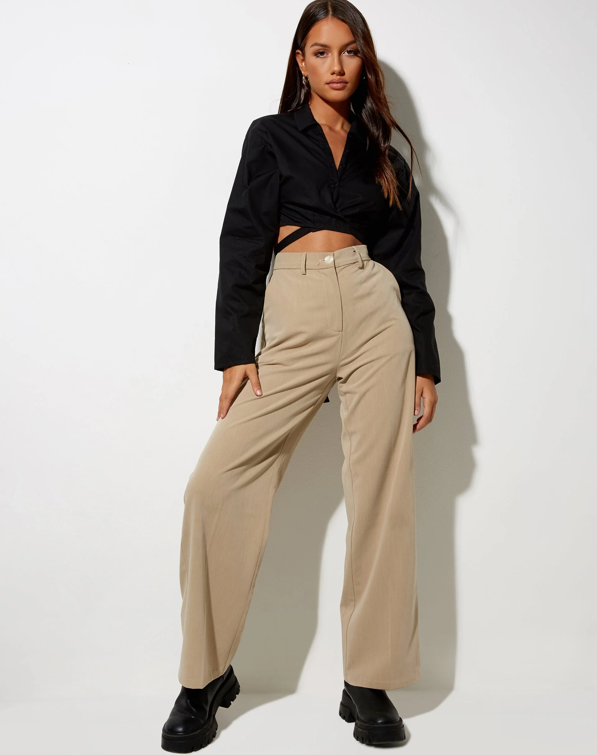 Elyse Crop Top in Schwarz - Image 3