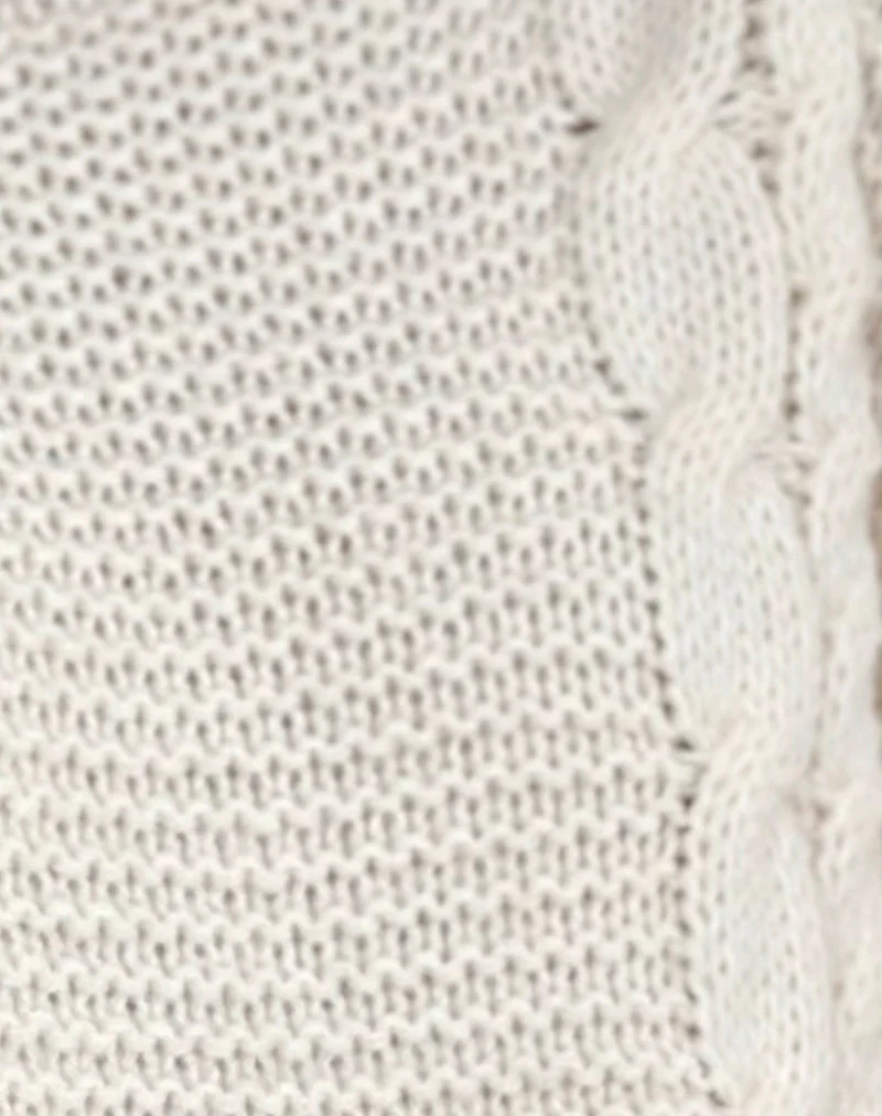 Emarti Pullover aus luxuriösem Grobstrick Elfenbein - Image 6