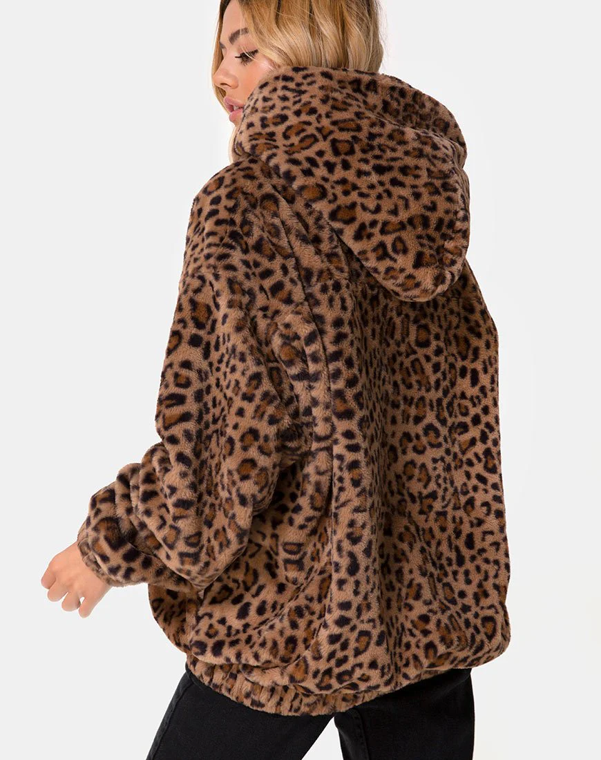 Emerson Jacke in Leopard Braun - Image 3