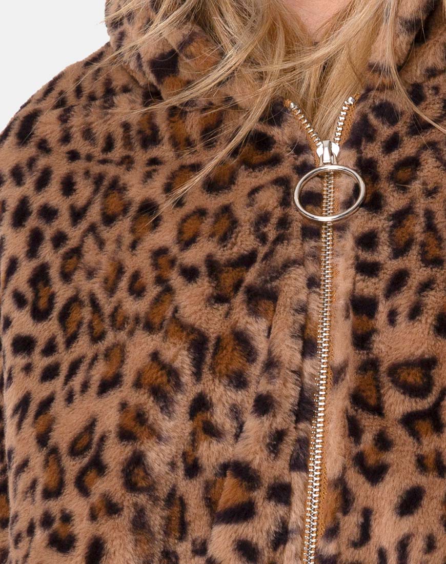 Emerson Jacke in Leopard Braun - Image 6