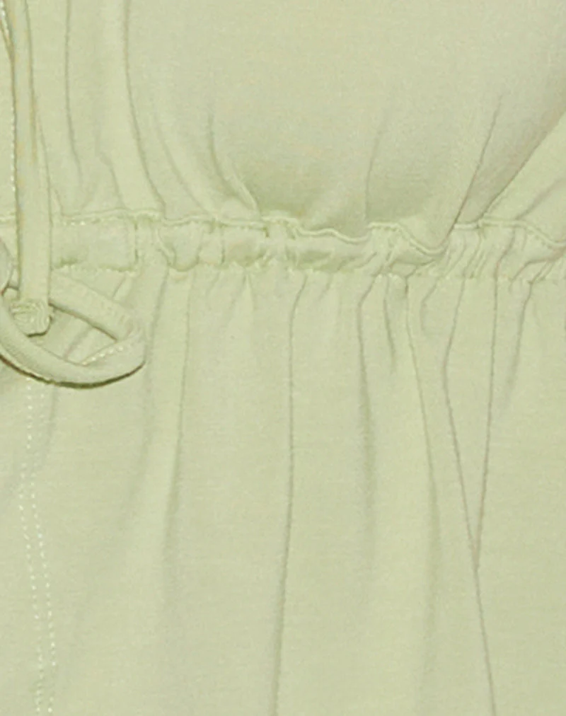 Ender Bandeau-Top aus Rayon in Pistazie - Image 6