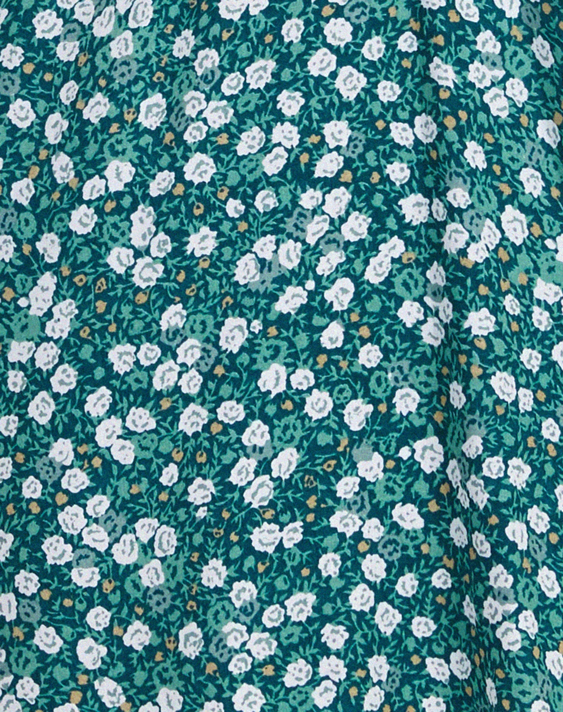 Enslee Slip Dress in Floral Field Green - Image 8