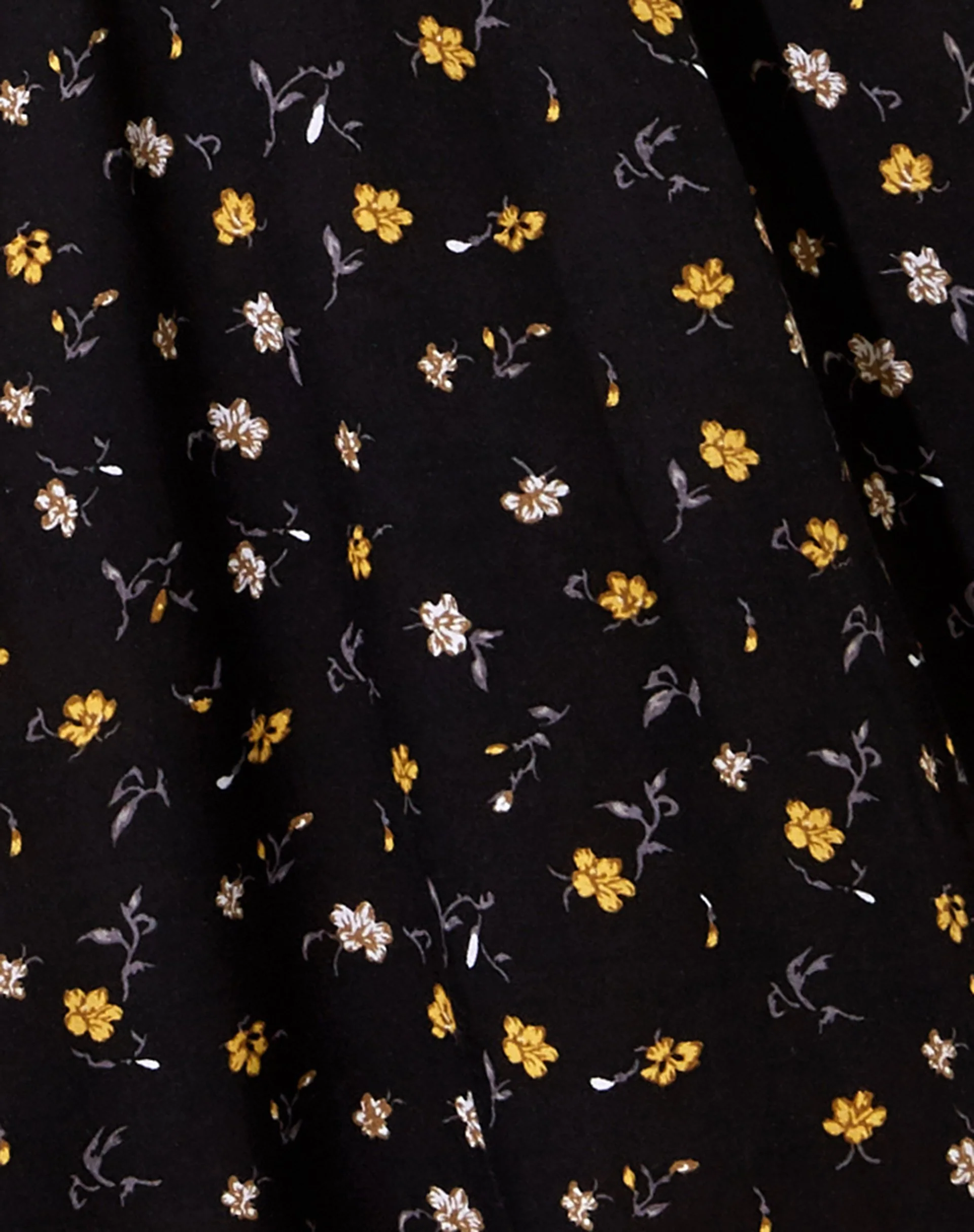 Enslee Minikleid in Pretty Petal Schwarz - Image 6