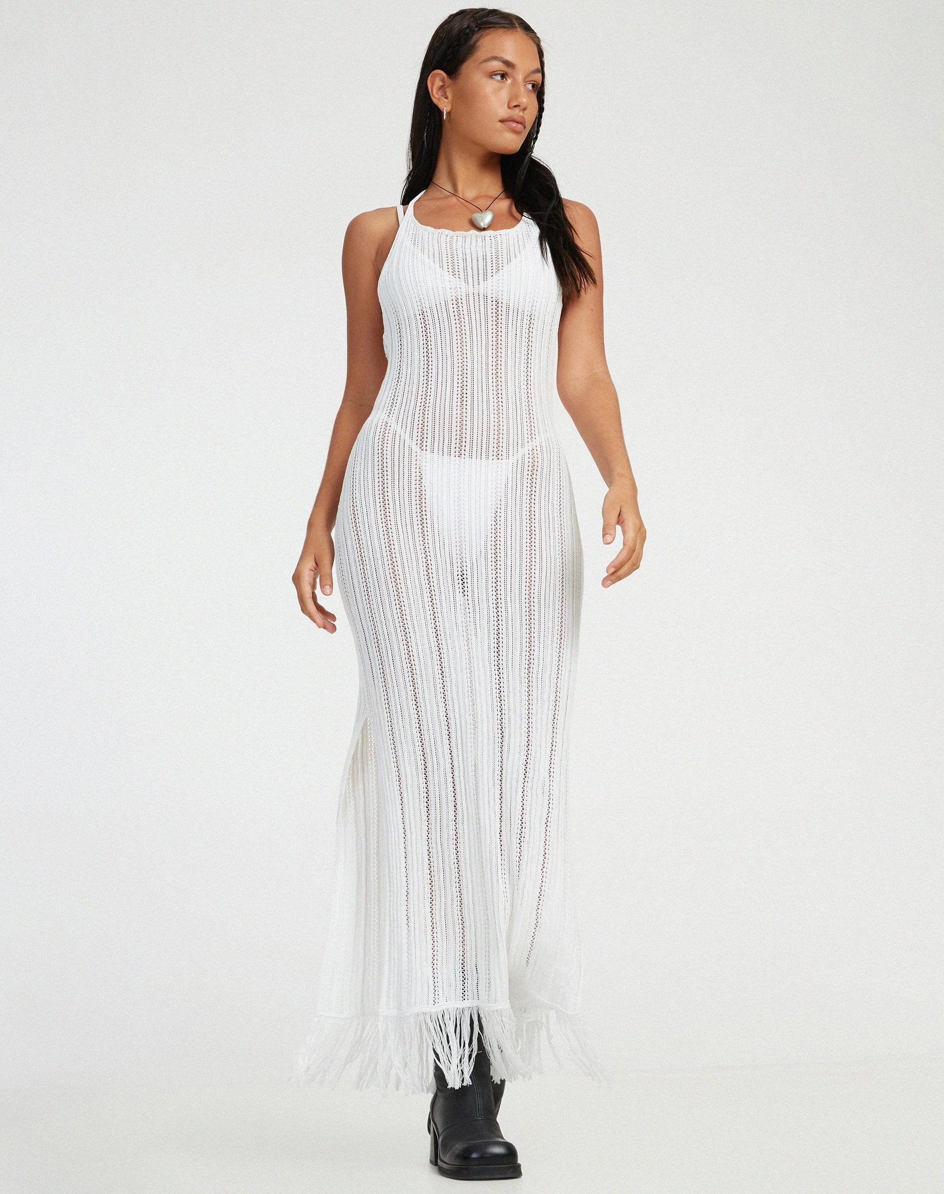 Erla Maxikleid in Elfenbein - Image 3