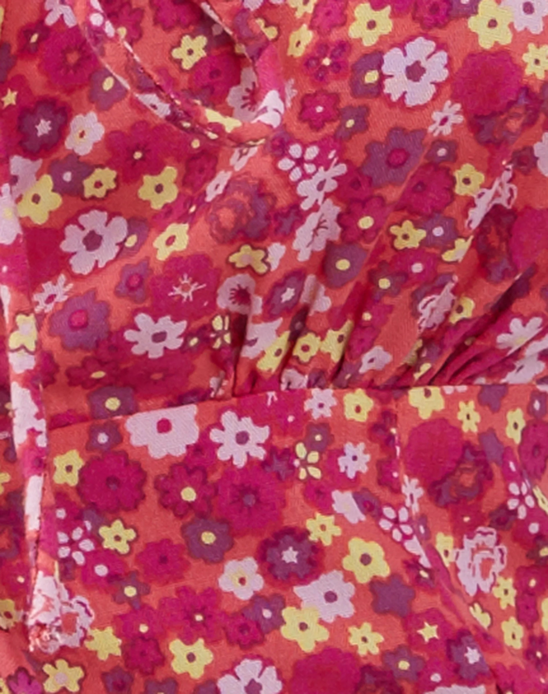 Esau Krawatten-Top in Ditsy Floral Pink - Image 5