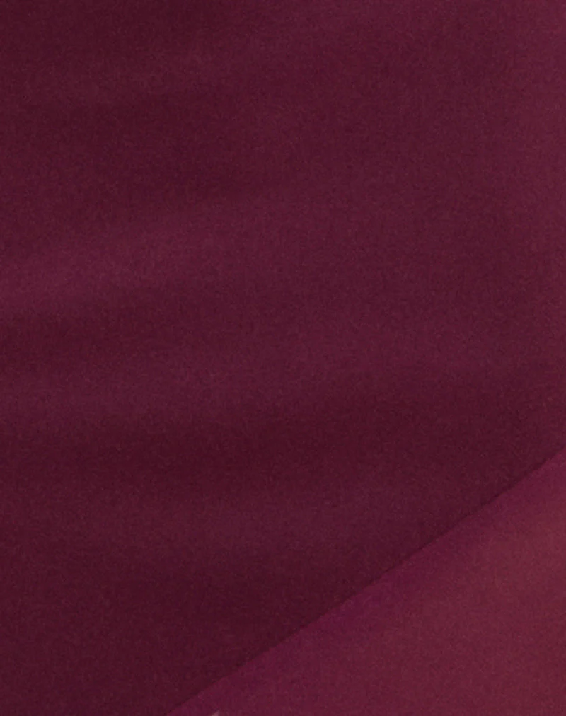 Eshara Maxikleid aus Chiffon-Satin in Burgunderrot - Image 5