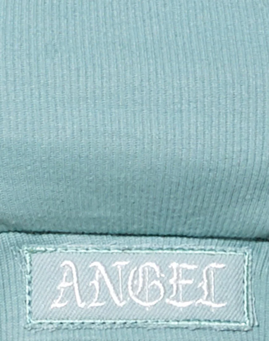 Esme Bralet in Seafoam mit weißer 'Angel'-Stickerei - Image 6