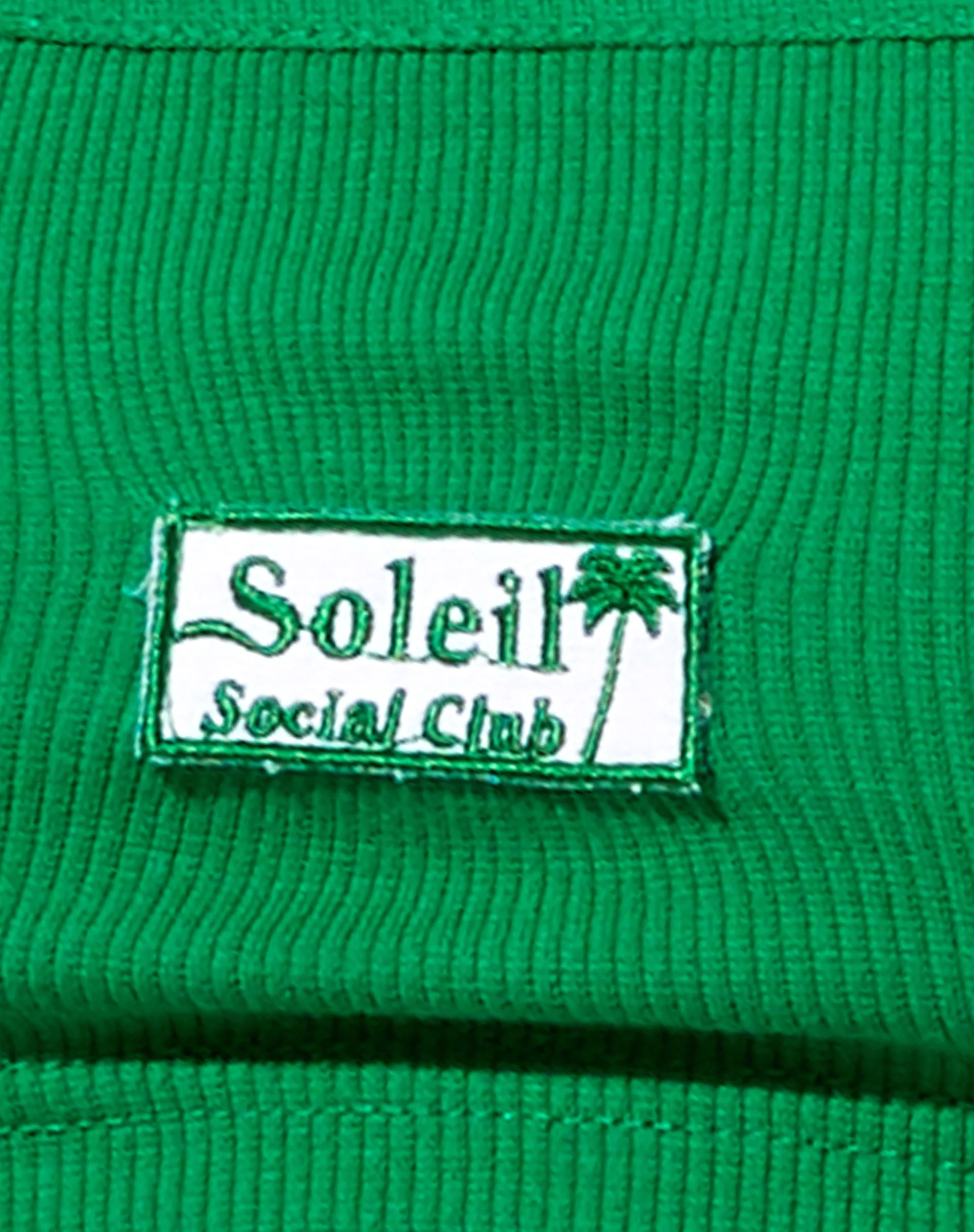 Esnee Bralet Top aus Rippe Dunkelgrün Soleil Label Embro - Image 6