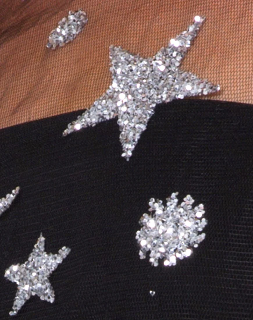 Ether Top aus Glitzernetz Star Child - Image 5