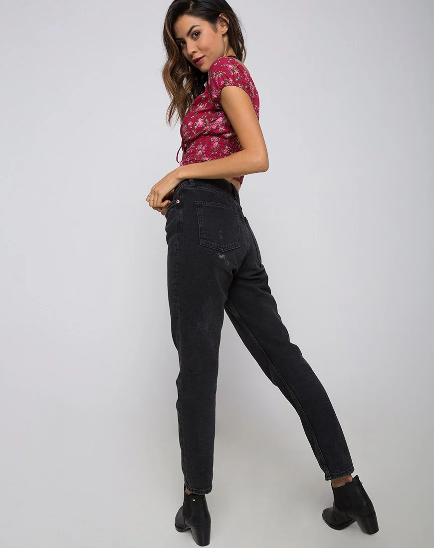 Evane Crop Top in Soheila Floral - Image 4