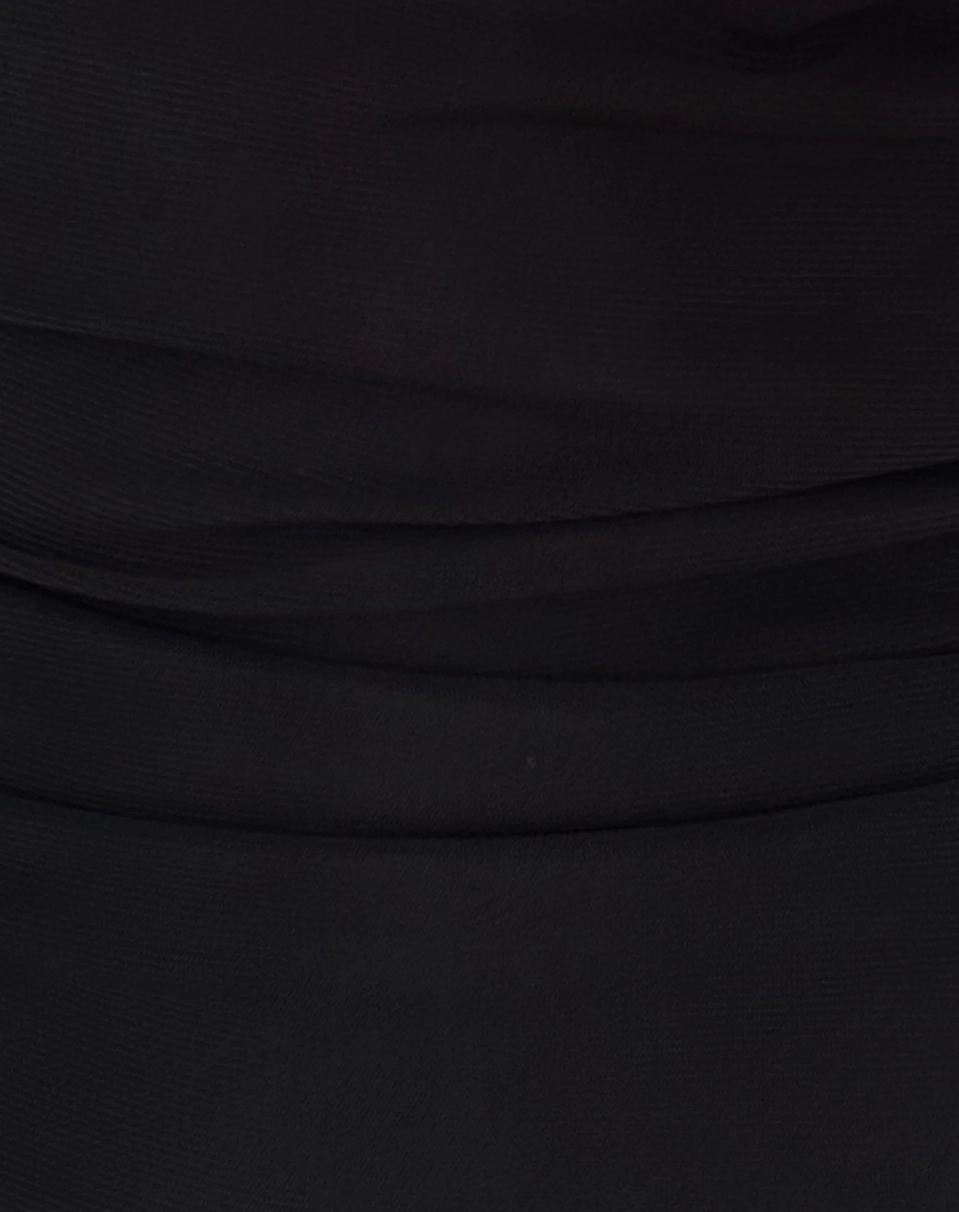 Evelina One-Shoulder-Top aus schwarzem Mesh - Image 7