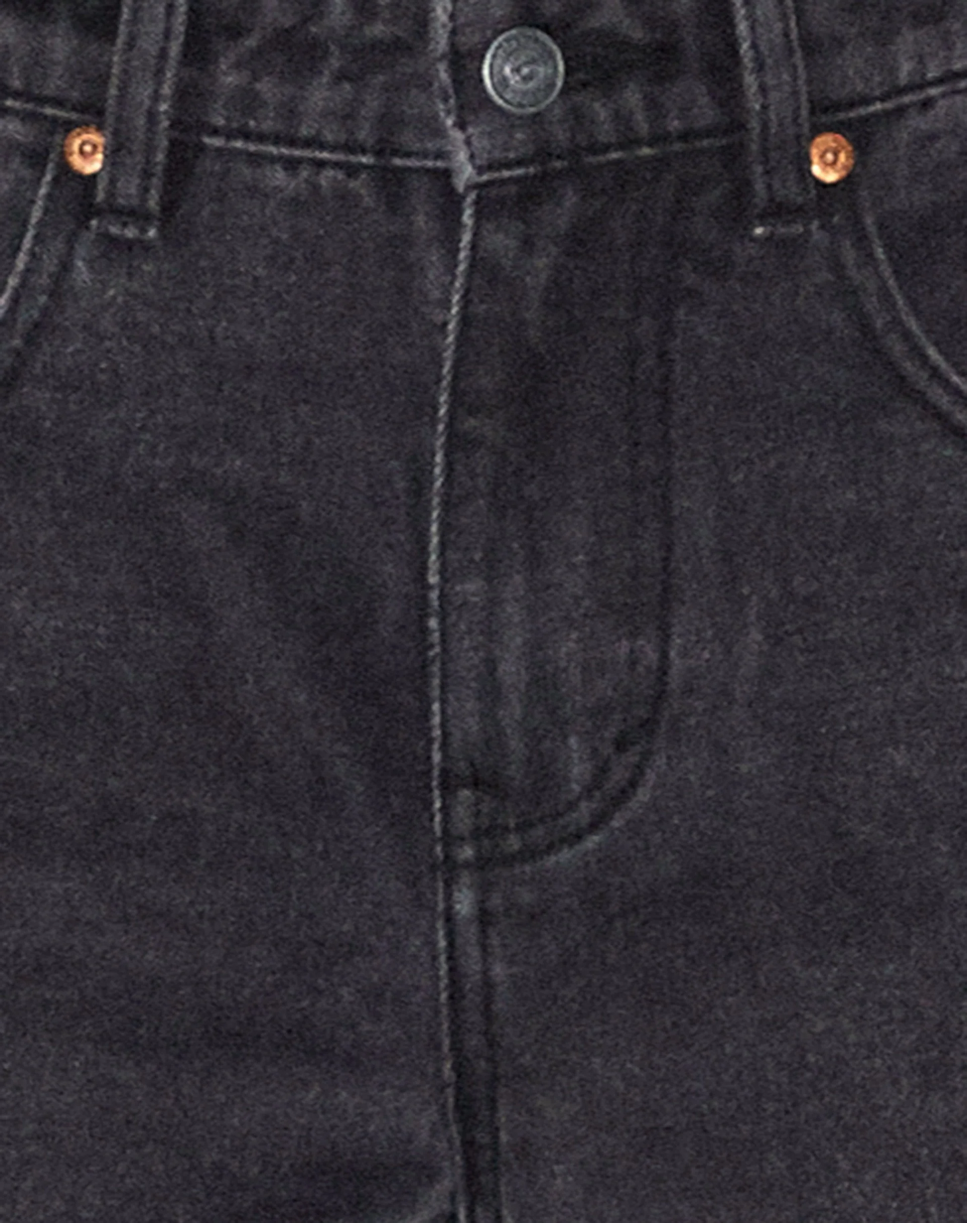 Geräumige extra weite Low Rise Jeans in schwarzer Waschung - Image 6