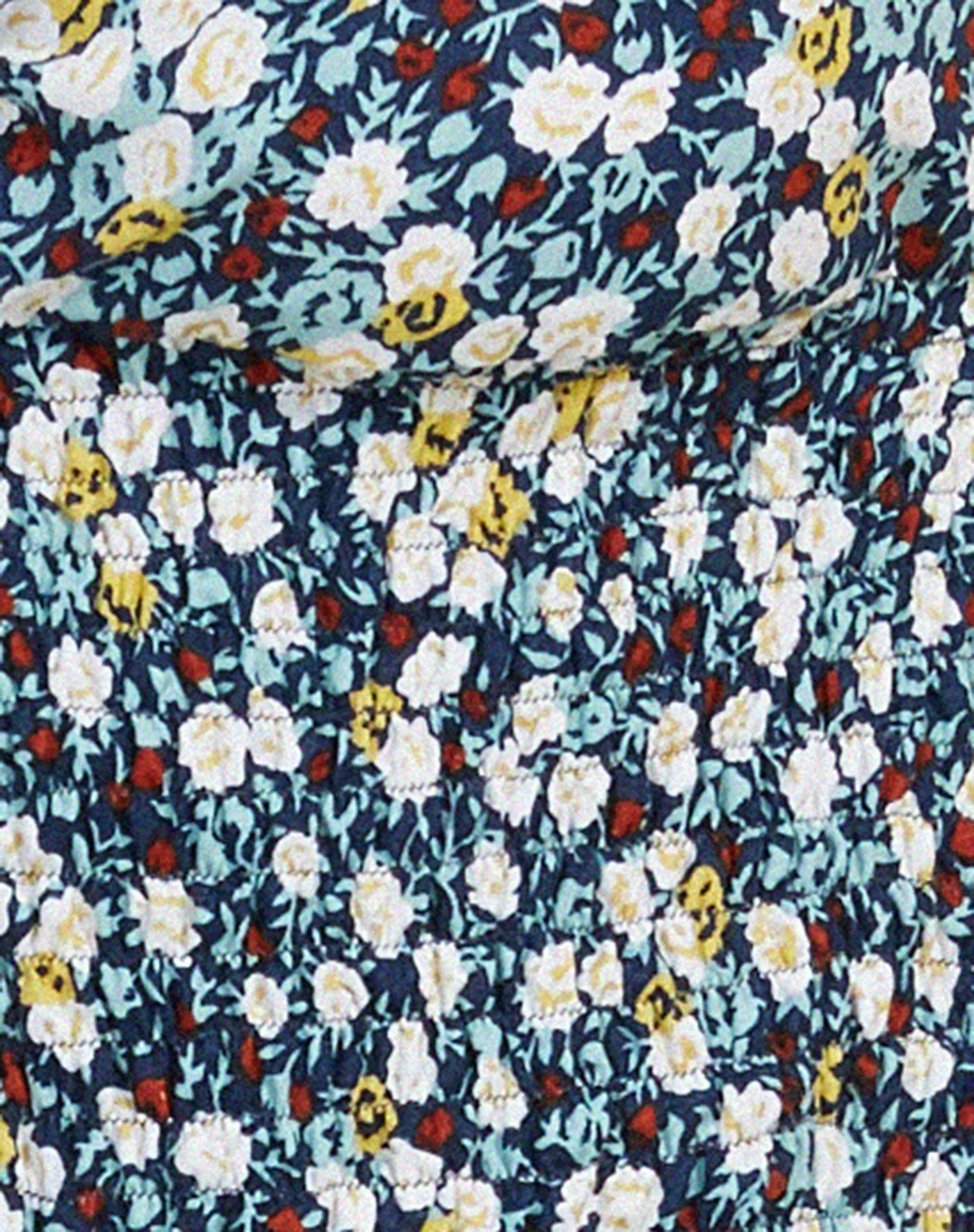 Ezra Crop Top in Floral Field Navy - Image 5