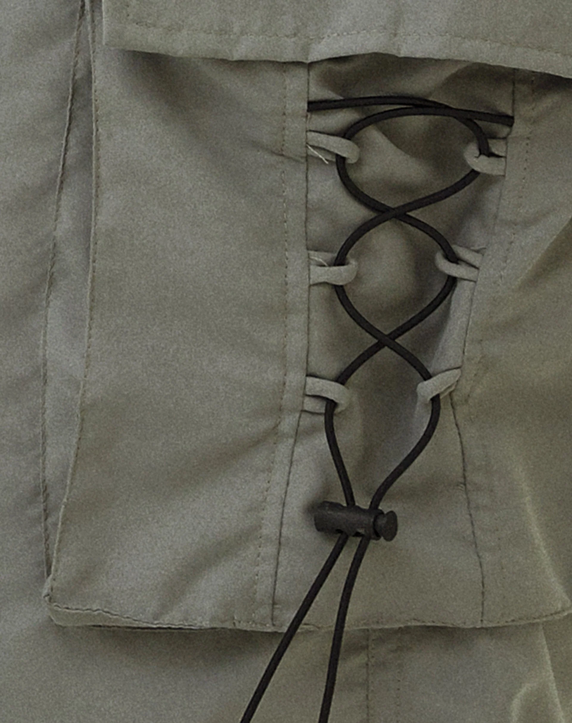 MOTEL X JACQUIE Fabio Cargo-Hose mit weitem Bein in Grau - Image 6