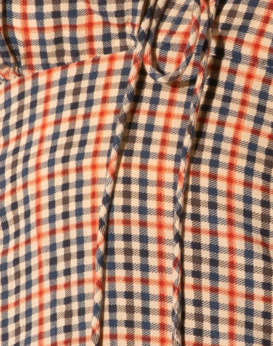 Famala Slip Dress in Country Check - Image 5