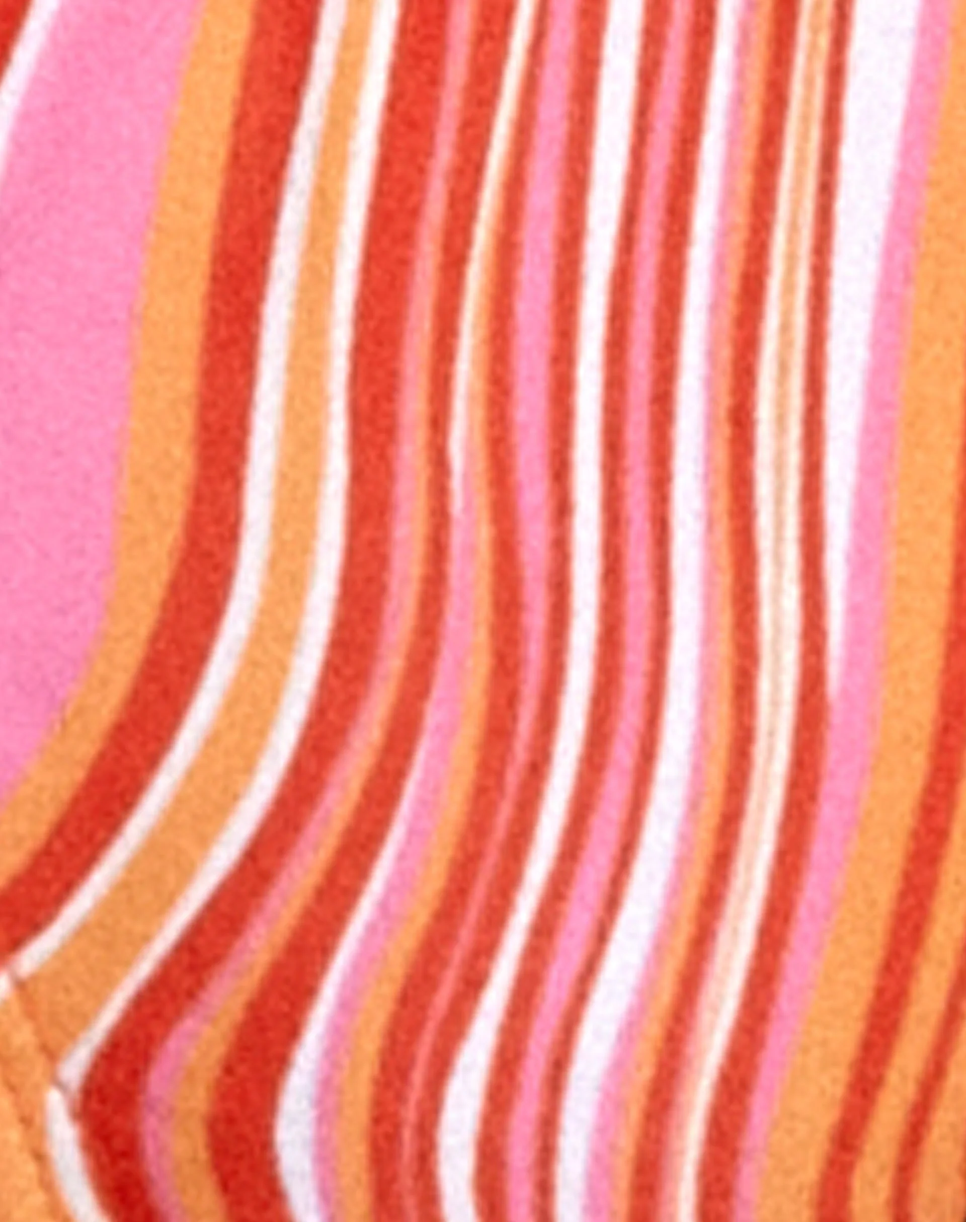 Farisa Bikini-Unterteil in 70's Ripple Tangerine - Image 6