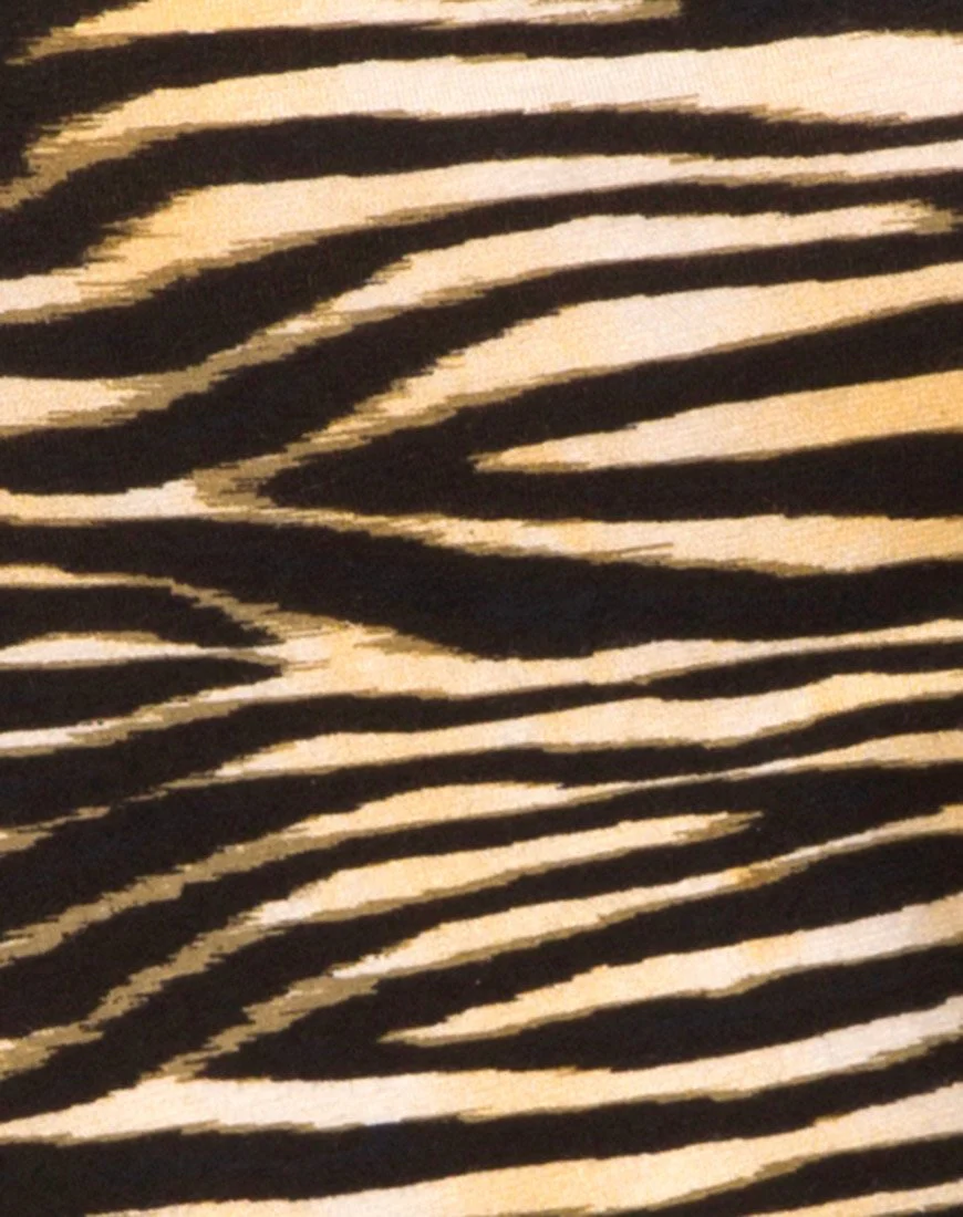 Farlie Bodycon-Kleid von Zip's Zebra Braun - Image 5
