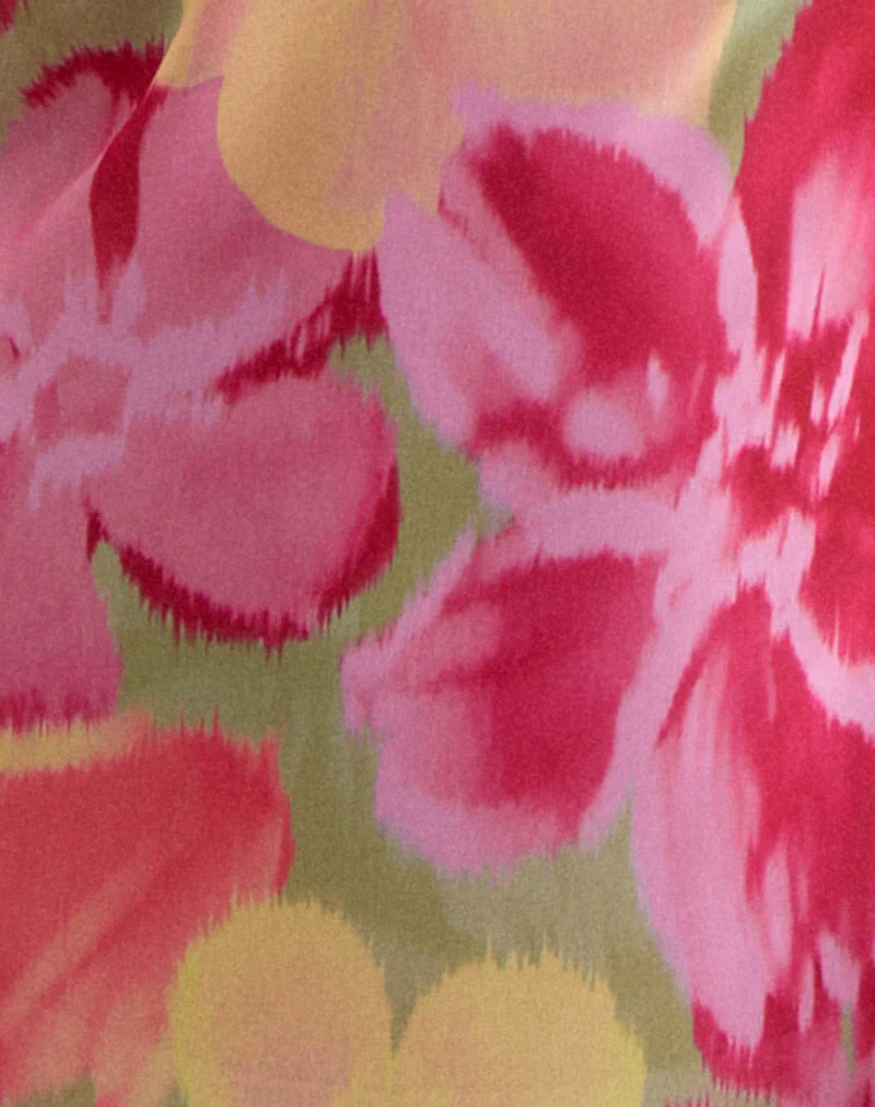 Fasha Maxikleid in Bold Multi Colour Floral - Image 7