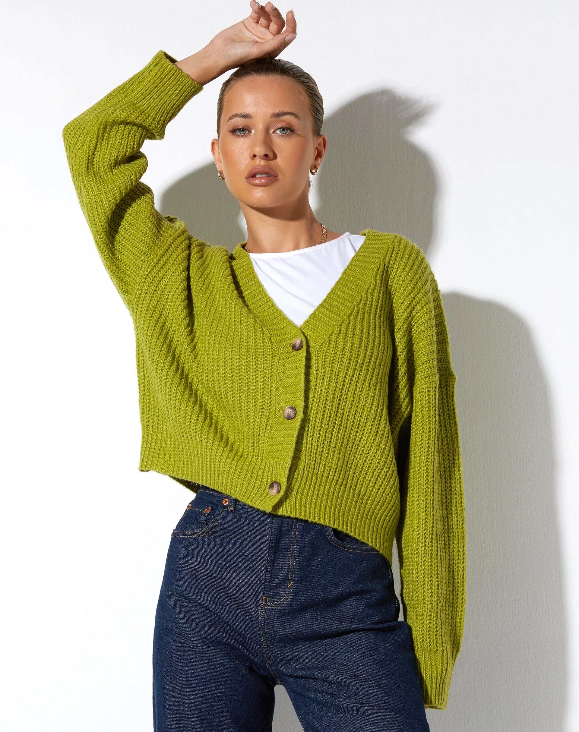 Faya Strickjacke aus saurem Apfel - Image 2