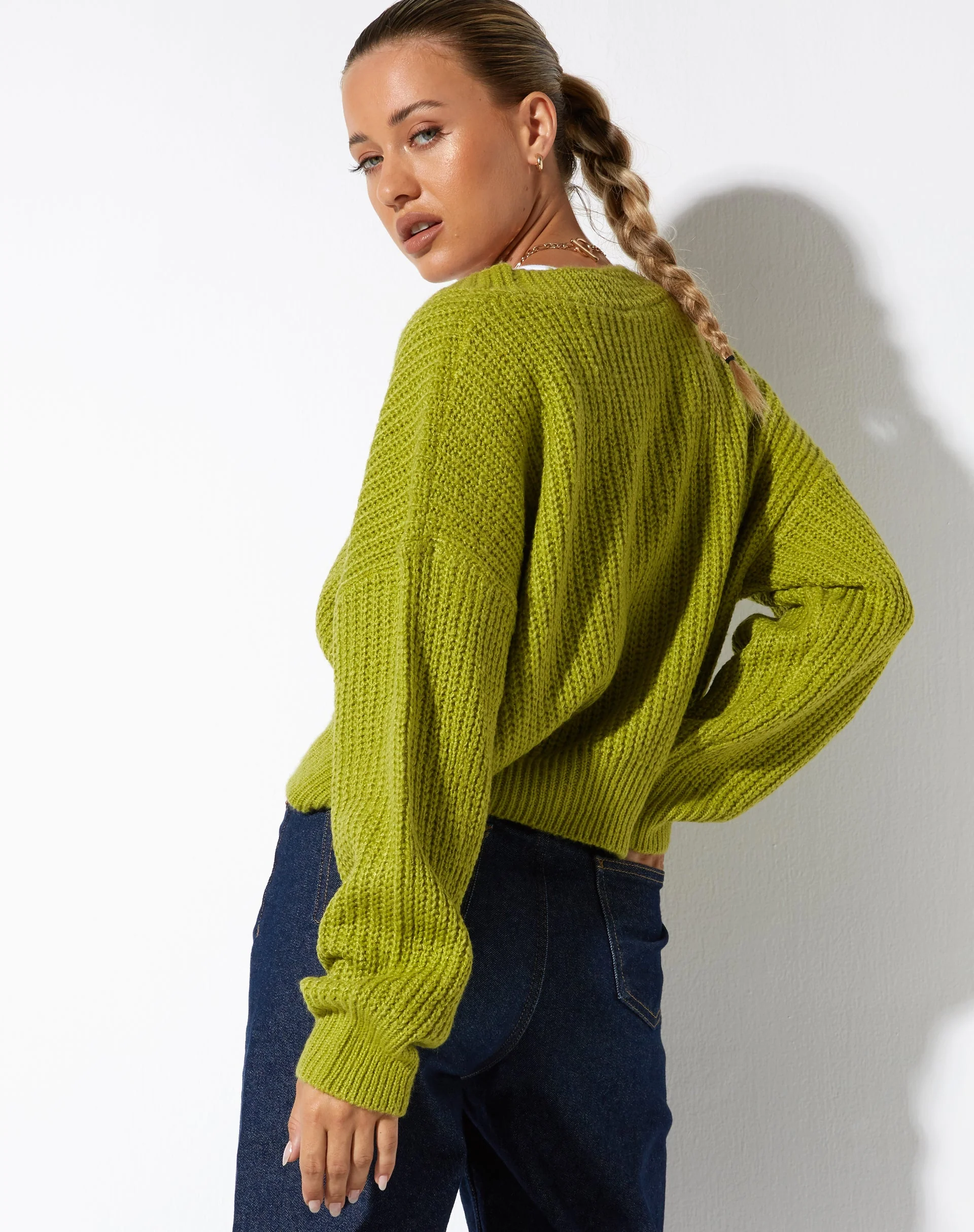 Faya Strickjacke aus saurem Apfel - Image 3