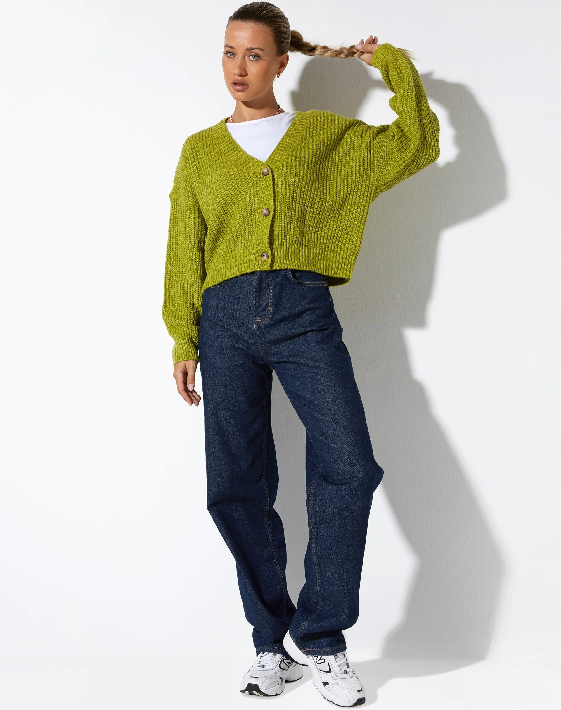 Faya Strickjacke aus saurem Apfel - Image 4