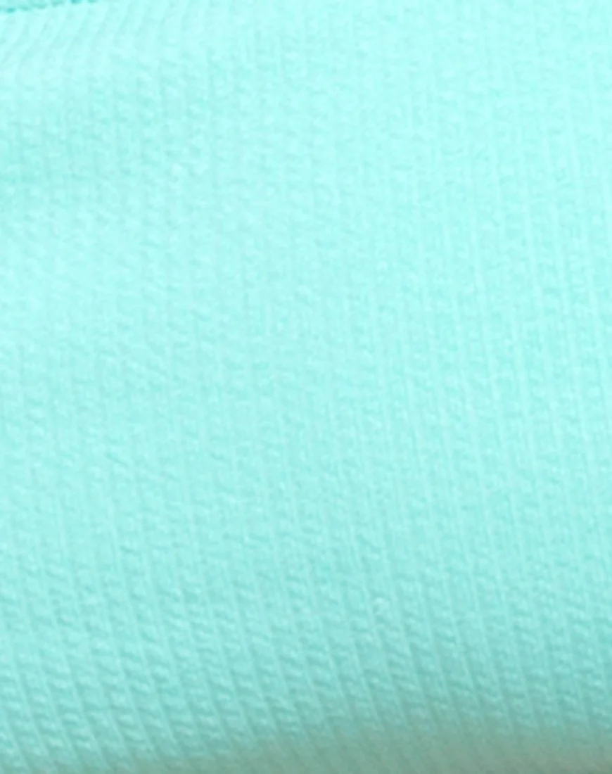 Febe Bikiniunterteil in Mini Rib Mint - Image 5