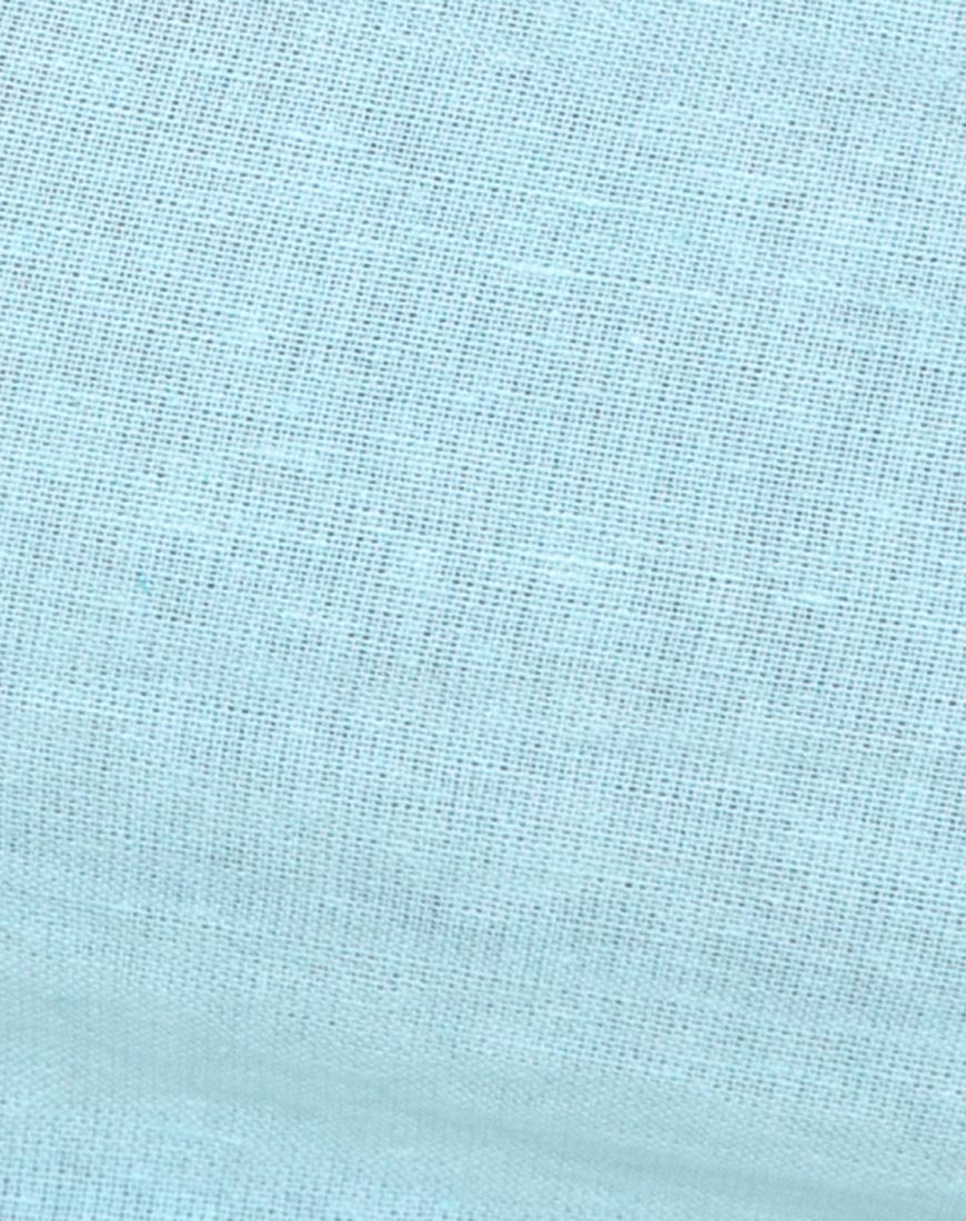 Fedora-Crop-Top in Aqua - Image 5