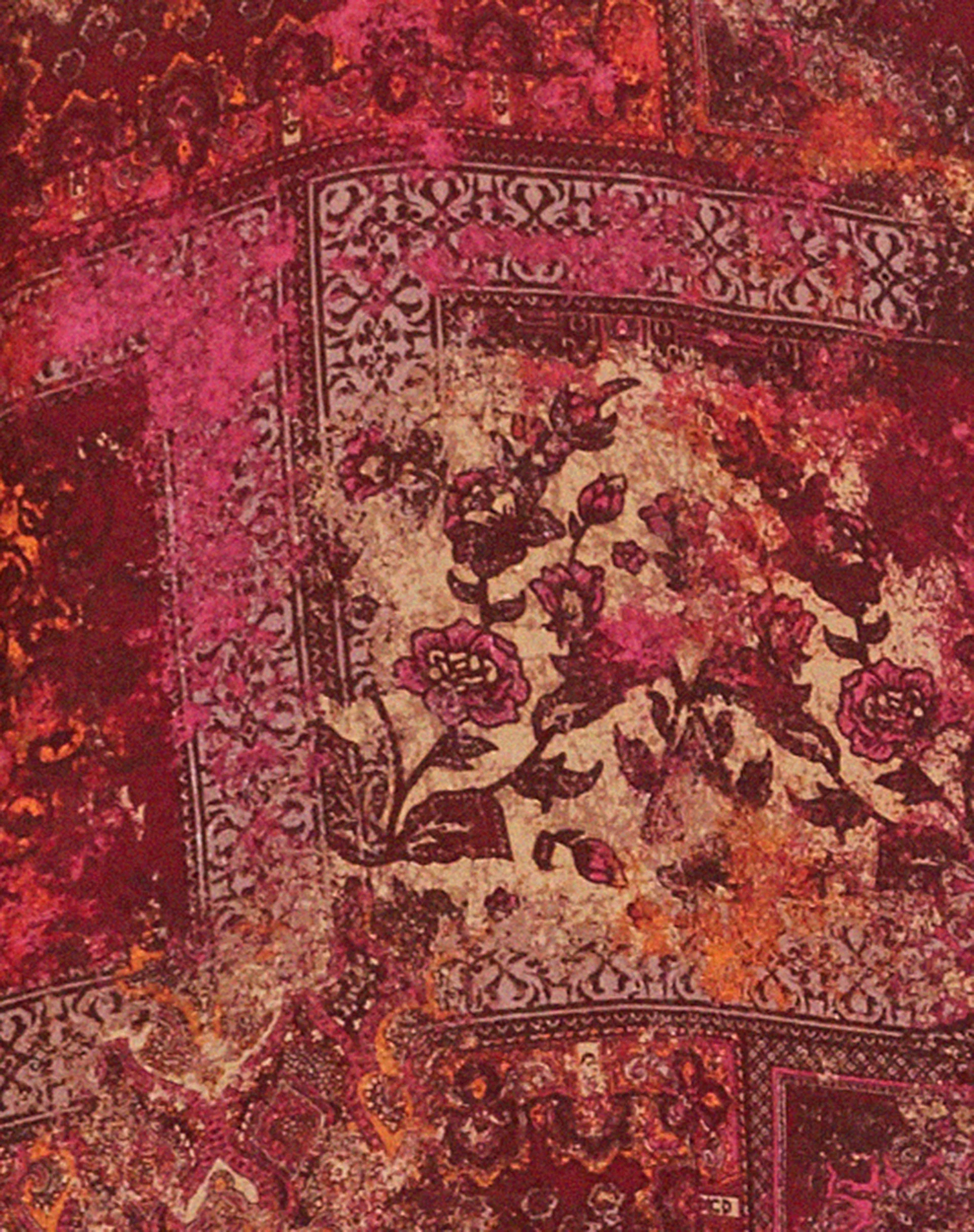 Fiaso Midikleid aus abstraktem Paisley Rot - Image 6