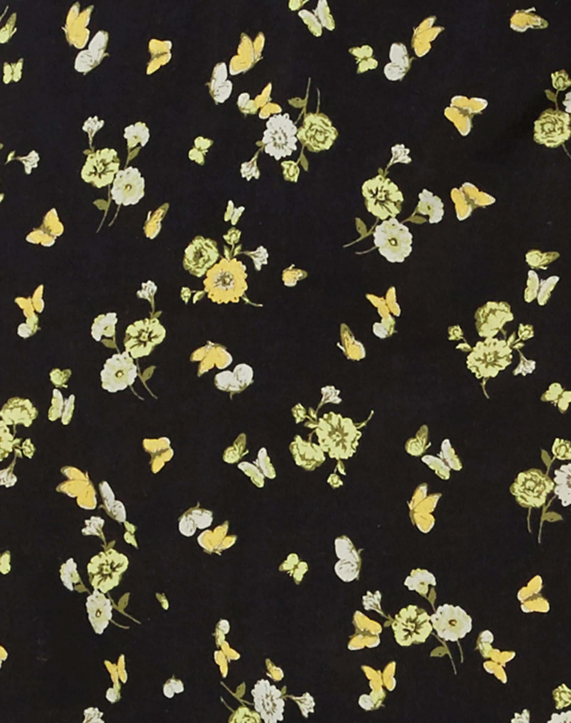 Fiaso Midikleid aus Zitrone und Limone Schwarz - Image 7