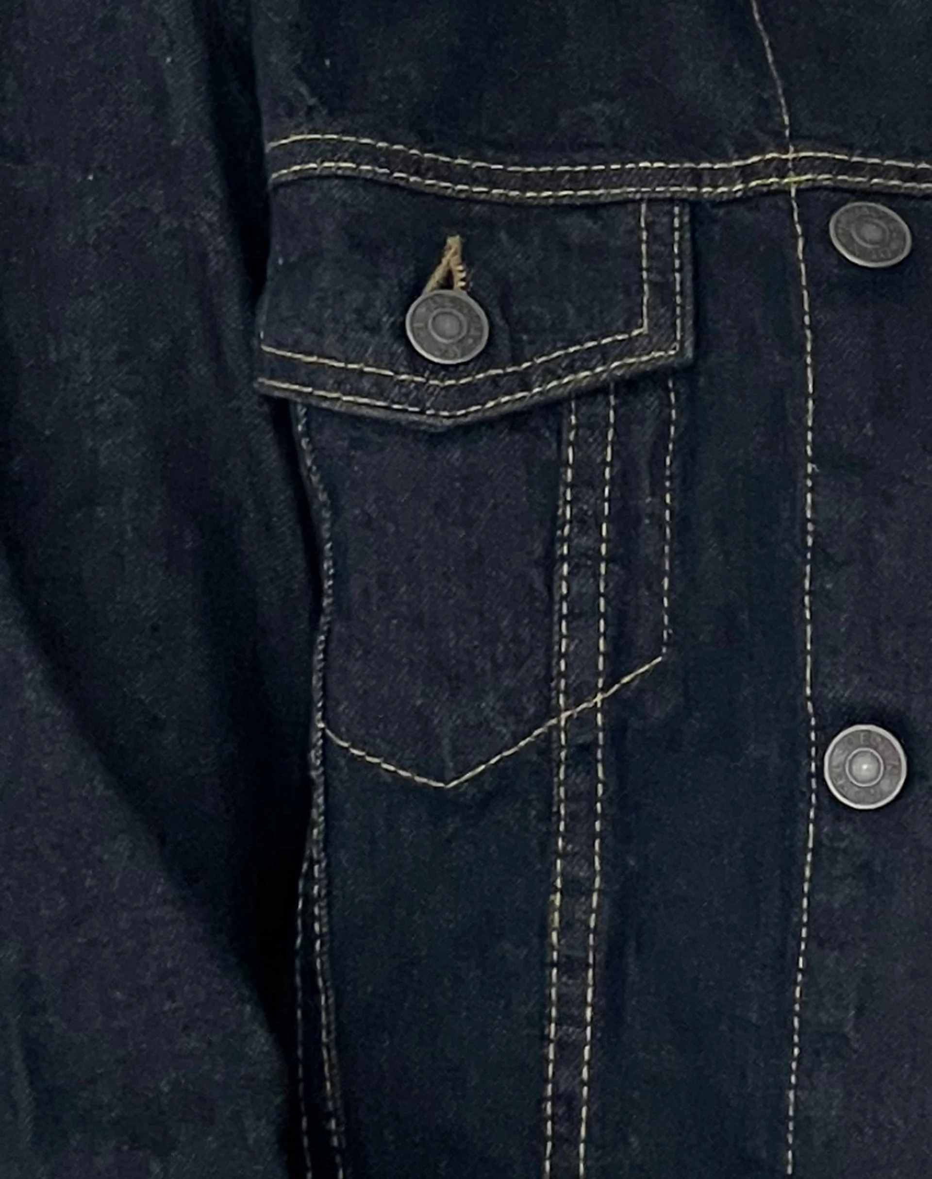 Passform-Denimjacke in Indigo - Image 6
