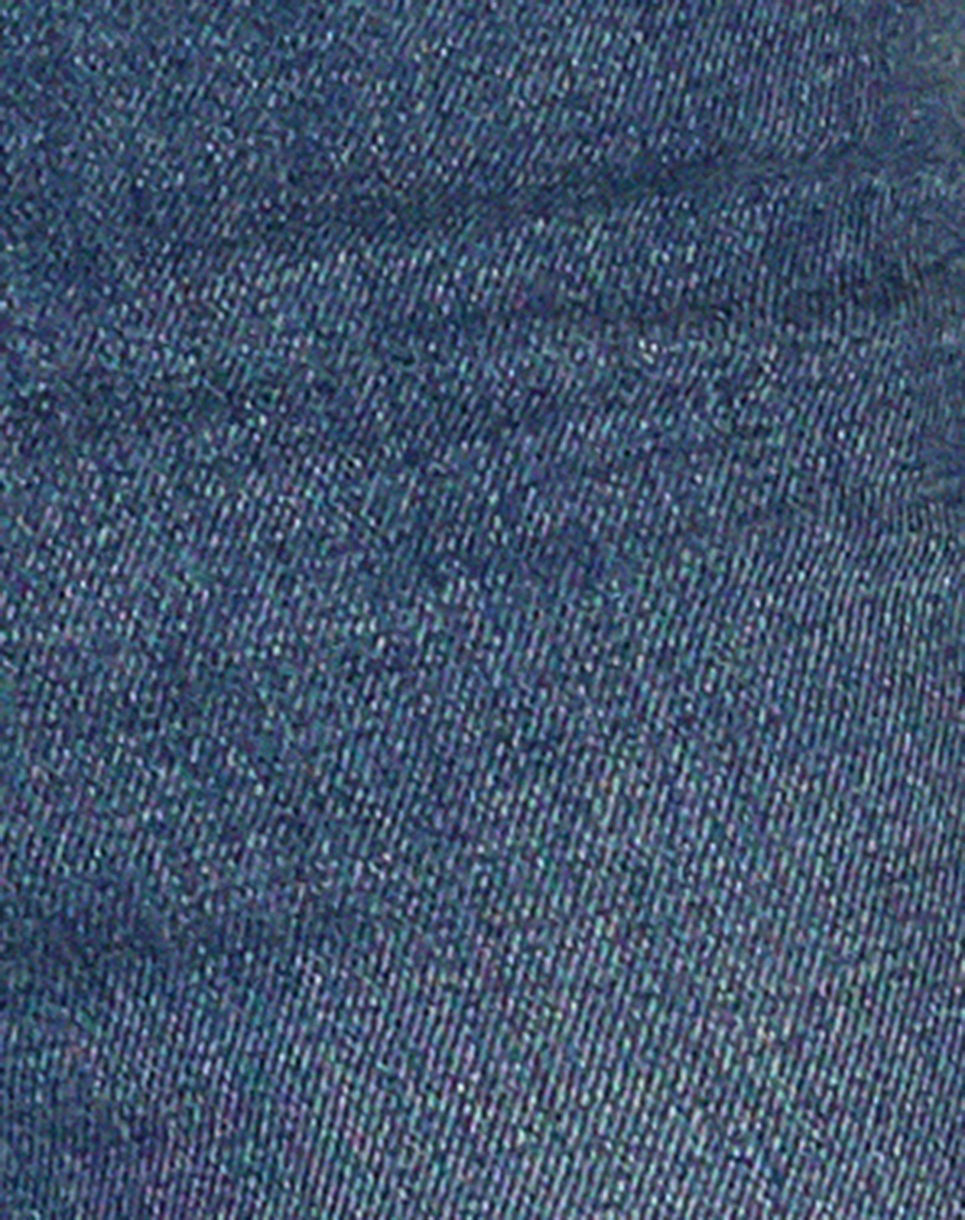 Ausgefranste Low Rise Jeans in Braun Blau Acid - Image 5