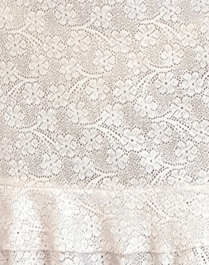 Fredrika Minikleid aus Spitze Elfenbein - Image 5