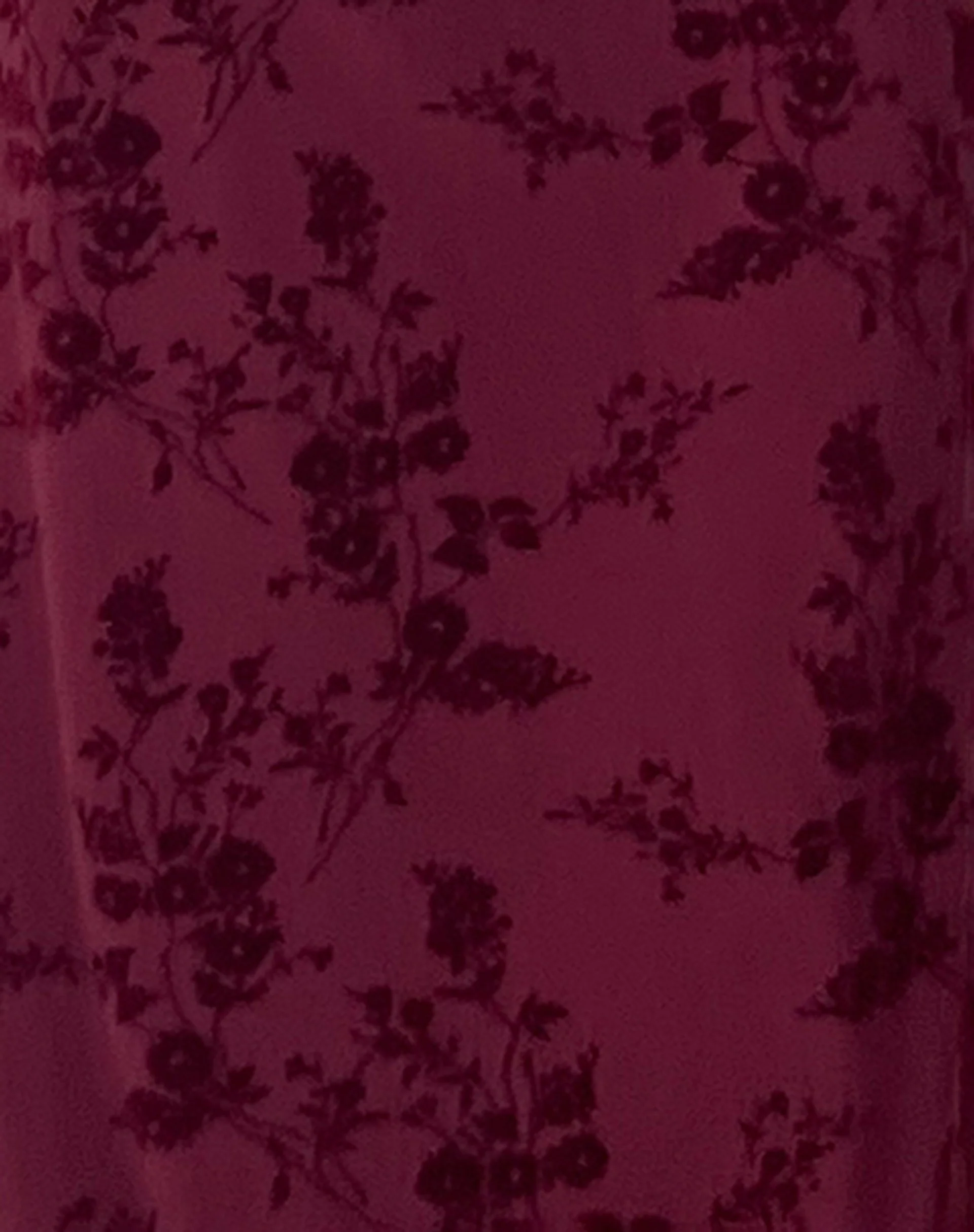 Gabriela Midikleid in Botanical Flower Maroon - Image 6