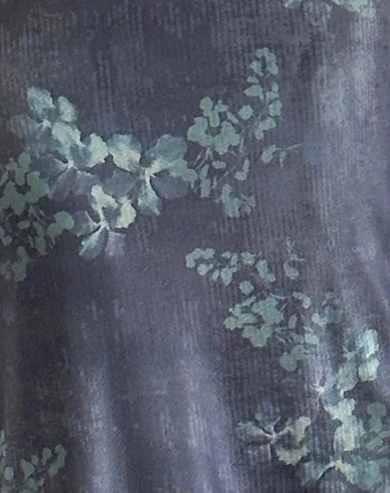 Gabriela Midikleid in verblasstem botanischem Grün - Image 5