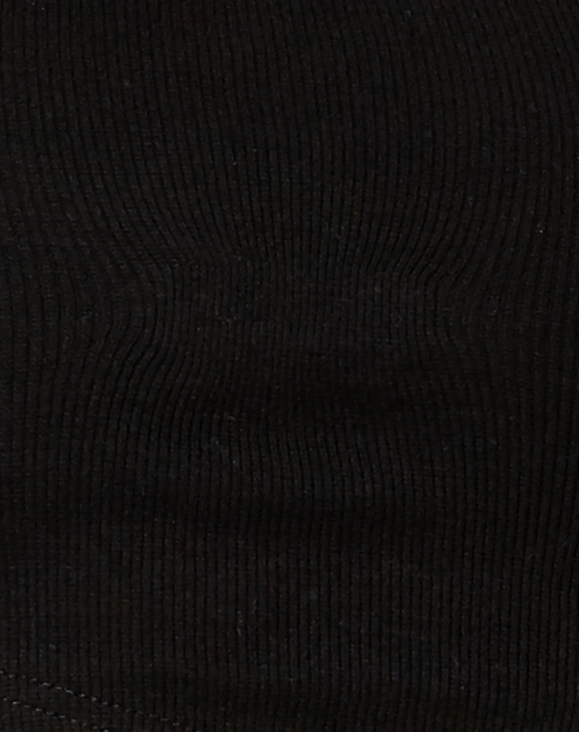 Gadze Crop Top aus Rippe Schwarz - Image 5