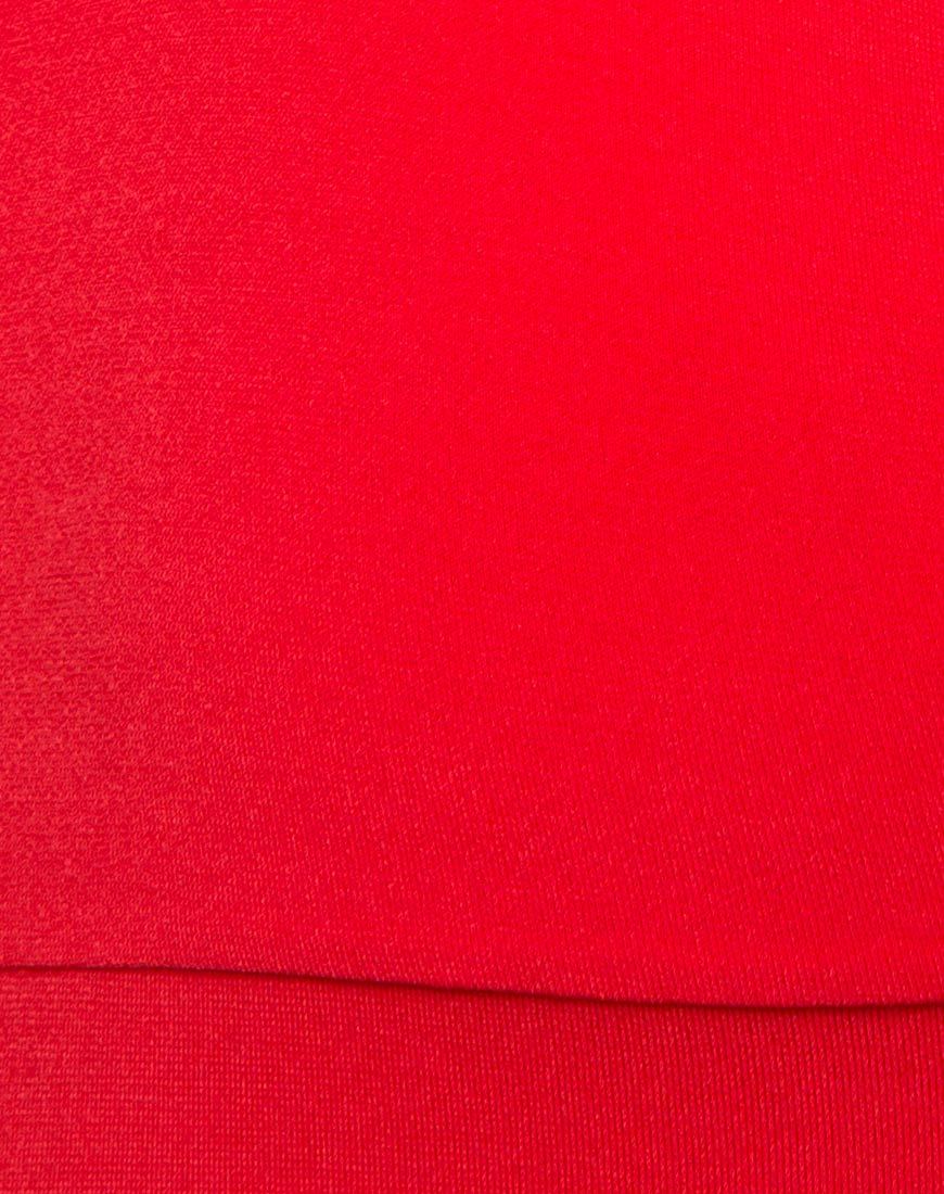 Gainer Bodycon Kleid in Rot - Image 5